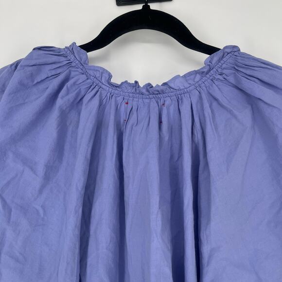 Xirena Jules Top Dark Periwinkle Purple Balloon Sleeves Women's Size Medium - Picture 8 of 11